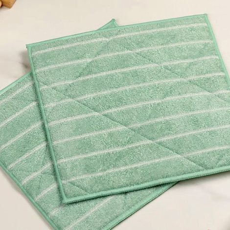 Lot de 5 Chiffons Bambou Microfibres - Nettoyer et lustrer Toutes Les Surfaces Lisses et fragiles -Vitre, carrosserie, vitroceramique, Lunettes, écran (2525cm)