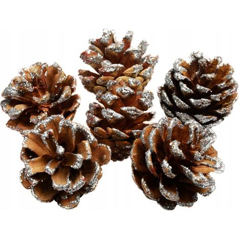 Cônes décorés de paillettes, 1 paquet (1/2)
