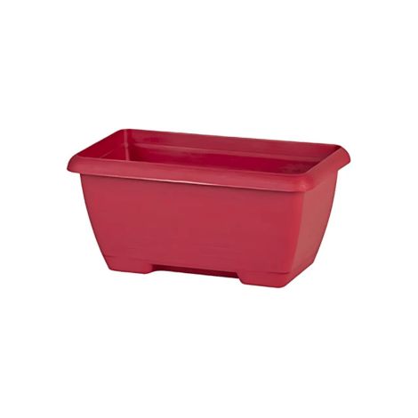 TERRAE CASSETTA MINI CON SOTTOCASSETTA 22 CM ROSSO CILIEGIA PLASTECNIC