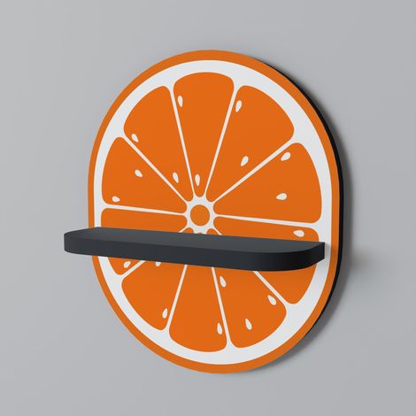Estante ovalado JUICY ORANGE negro (1/5)