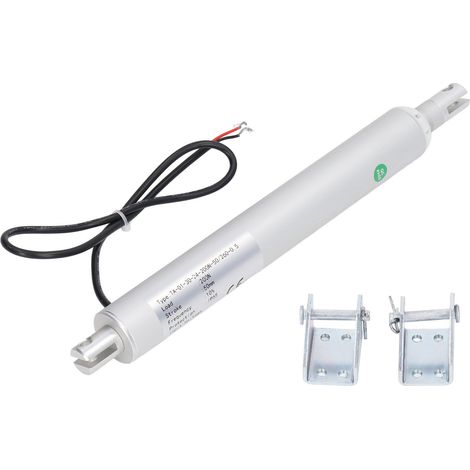 Vérin électrique linéaire 50mm course 200N force IP65 alliage aluminium DC12V (1/5)