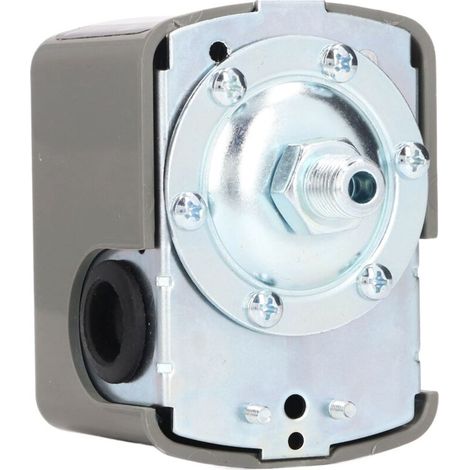 SJLERST Wasserpumpen-Druckschalter, einstellbarer Druckregler, 1/4-Zoll-NPT-Außengewinde, AC 220 V, 10 A