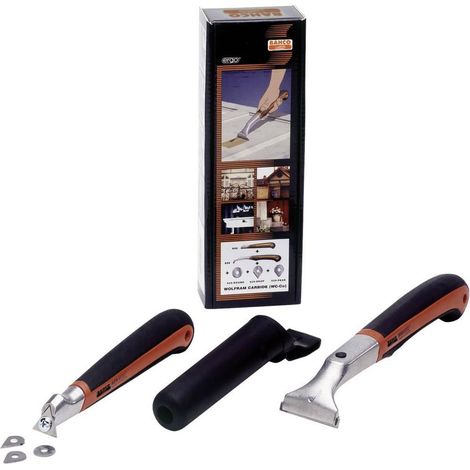 Bahco - Juego de cuchillos de pintor ERGO™ con mango bimaterial - SCRAPER-SET2