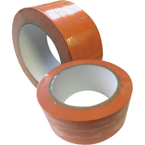 Ruban adhésif pvc plastifié orange - Largeur (mm) : 50 - Longueur (ml) : 33 -