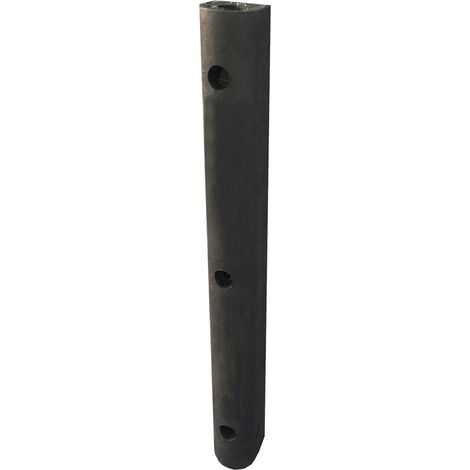 Butoir de protection RS PRO, Noir, Blanc, longueur 900mm en Caoutchouc ( Prix pour 1 )