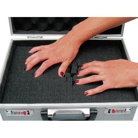 Viso STC961P caja de herramientas de aluminio con cierre con código