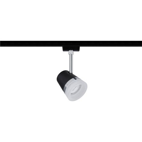 Paulmann URail Schienenspot Cone schwarz-matt 18 x 8,5 cm GU10 dimmbar Spot