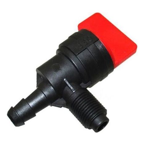 Vanne d'arrêt de carburant de rechange 399517, 396224 ou 698182 pour tracteur de jardin Briggs & Stratton, conduite de carburant de 1/4 po de diamètre intérieur, sans filtre (1/5)
