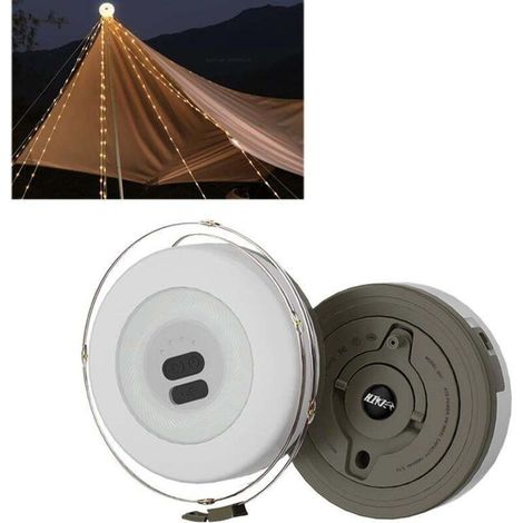 Guirlande Lumineuse - 10 M - LED - Batterie 1800 mAh - Rechargeable USB-C - IPX4 - Pour Camping Extérieur Tente (1/5)