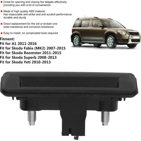 Verriegelungsgriff für die Heckklappe von Audi A1, Skoda Fabia und Superb 5J0827566E (1/5)