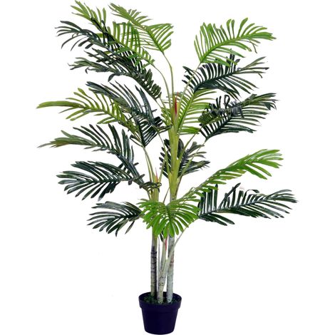 Palma artificielle 150 cm avec pot et mousse Ø18x150 cm vert
