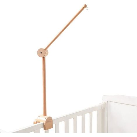 Support mobile bois pour lit bébé, support mobile table à langer