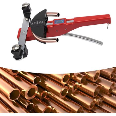 Cintreuse de tubes à cliquet 6–22 mm – 7 matrices incluses – cintrage 90° – outil pour cuivre et aluminium (1/5)