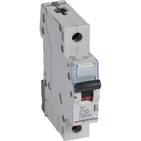 Interruttore automatico S 301 1P C 10A 6000A TX3 (1/4)