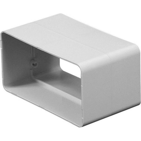 Connecteur de canal plat - - A-KP55-21 - 55x110 mm - ABS - Blanc