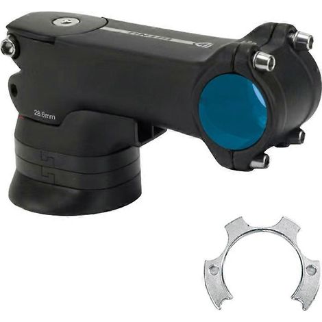 Potence de vélo 31,8 x 90 mm pour vélo de route et VTT, rehausseur de potence en alliage d'aluminium + entretoises + bague de compression (1/5)