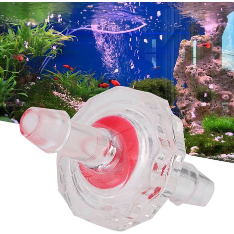 Accessoires pour Aquarium Pompe à Air Réservoir de Poissons Valve Anti-Retour Unidirectionnelle 10 Pièces 5mm (1/5)