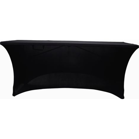 Werka Pro – Housse nappe pour table pliante 240 cm – Protection intérieure et extérieure – Compatible avec tables 240 cm – Coloris noir