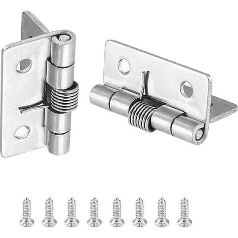 Charniere ressort acier inoxydable 304 ouverture fermeture automatique porte invisible 5cm (1/5)