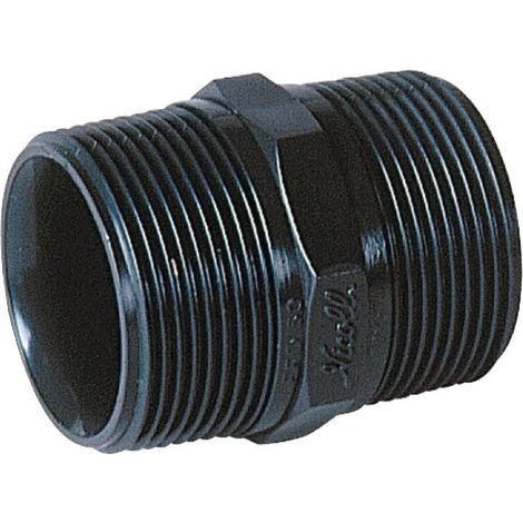 1 Mamelon PVC Pression Fileté Mâle-Mâle 33x42 Pour Réseau Eau Froide