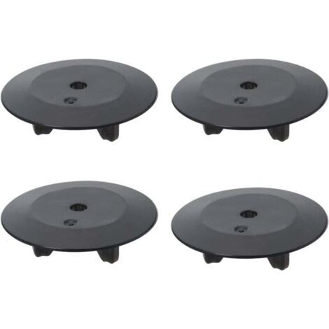 Set di 4 guarnizioni in gomma per coperchio lavello compatibili con IKEA Altant Domsjö Accessori da cucina Nero 55 mm