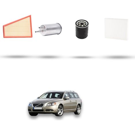Kit tagliando 4 filtri compatibile con Volvo V70 III 2.0 107Kw dal 2007 al 2010 (1/5)