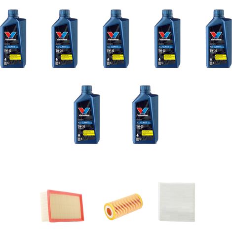 Kit tagliando 3 FILTRI e 7L OLIO compatibile con Audi A3 (8V1,8VK) 2.5 TFSI RS3 8V 270kw dal 2016 (1/5)