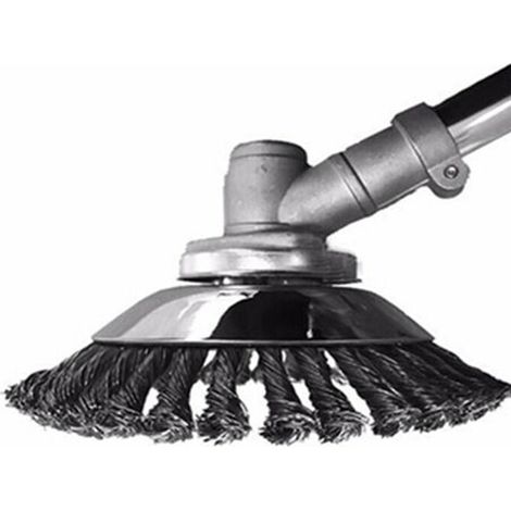 Brush Cutter Head - 150 mm Steel Wire - For Lawn Mower Trimmer - Garden Weed Removal - 1 Piece (1/5)