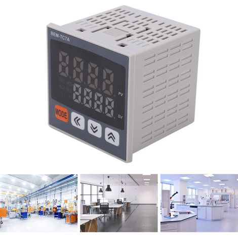 BERM PID-Temperaturregler mit Relais- und Halbleiterausgang, 100–240 V AC Temperaturregelungsinstrument BEM-TC7A-14RV (1/5)