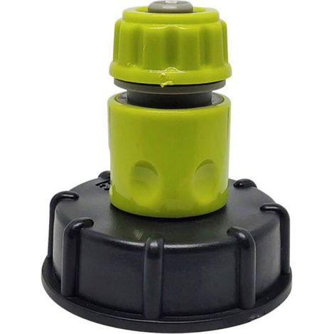 Lot de 5 Adaptateurs de Robinet IBC 2 Pouces vers 3/4 Pouce, Connecteurs de Tuyau d'Arrosage en Plastique