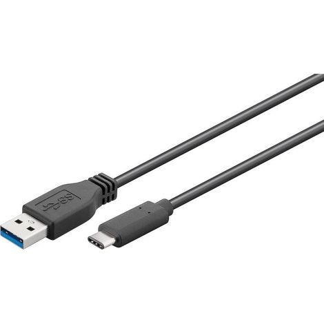 USB-Kabel ® SuperSpeed 1m schwarz ® SuperSpeed 1m schwarz (1/5)