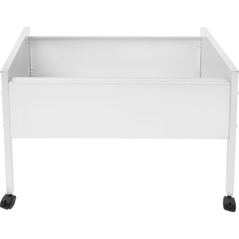 Armoire de classement à roulettes argentée avec roulettes pour dossiers suspendus, pour bureaux, salles de conférence, bureau, appartement, 70 x 37 x 60 cm (1/5)