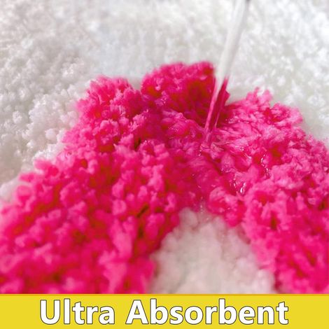Rose, 50x80cm Get Naked Tapis de Bain Antidérapant Paillasson de Sol Absorbant en Microfibre, Tapis de Bain Douche de Porte pour Décoration Cuisine (1/5)