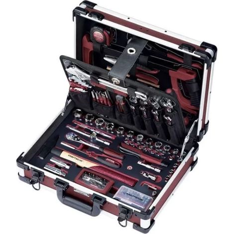 Kraftwerk – Coffret multi-outils 151 pièces – Malette en aluminium – Douilles, embouts, clés et outils de coupe – Pour professionnels et amateurs (1/3)
