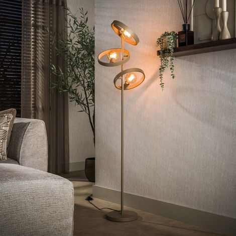 Lampadaire Moderne Otan 3L Beige 155 cm (1/5)
