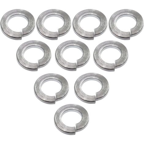 Lot de 10 Rondelles Grower frein ressort - M6 - en acier inoxidable A2 - DIN127 - Bricolage (1/3)