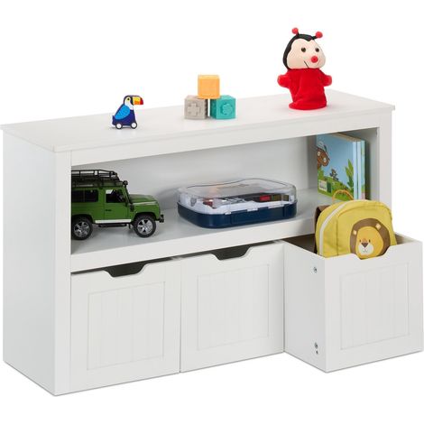 Estanteria infantil con 3 cajones con ruedas (1/5)