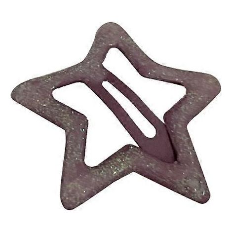 Pince à cheveux forme pentagramme pailletée, accessoire Y2K pour mariée, épingle à chignon brillante, barrette glamour. (1/4)