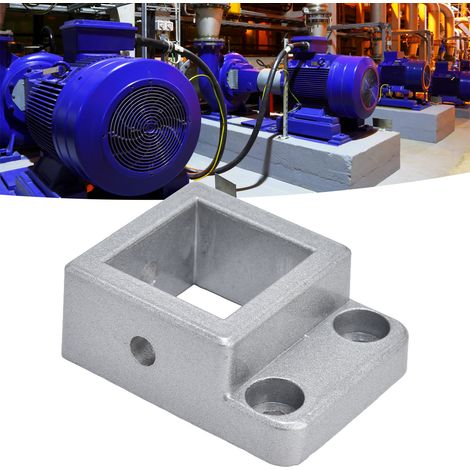 Bloc de connexion fixe en aluminium pour profilés, accessoire d'angle carré à 1 voie