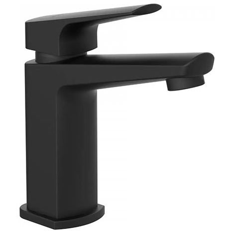 Mitigeur lavabo noir mat - Robinet monocommande - Poignée centrale - 34016 (1/5)