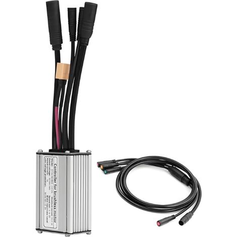 Contrôleur de Vélo Électrique avec de Lumière 1T5 KT-15A Contrôleur à Onde Sinusoïdale Étanche Accessoire Essentiel pour Vélo Électrique (1/5)