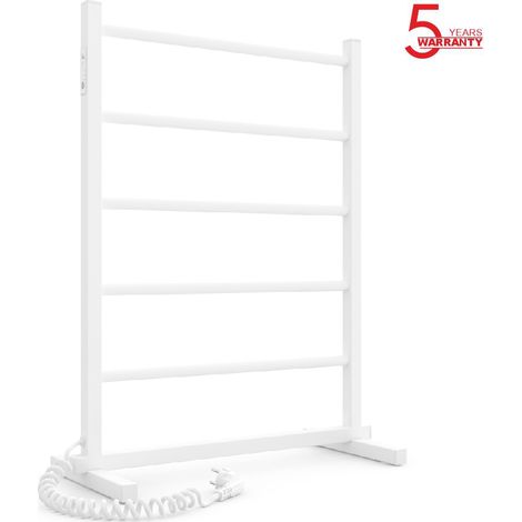 Toallero eléctrico Felicia 500x700 con temporizador ECO, 120W, Blanco (1/5)
