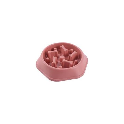 Gamelle d’alimentation lente pour chien et chaton, bol de nourriture lente – Animaux, couleur rouge– (1/5)