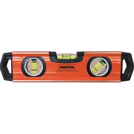 Primaster Aluminium Wasserwaage 230 mm 3 Libellen (1/2)
