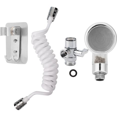Pommeau de douche G1/2 pouce à deux modes, kit d'accessoires de pulvérisation pour lavage de tête, pour salon de coiffure et usage domestique (1/5)