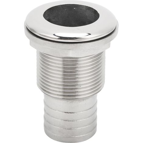 Raccord traversant bateau marine inox 11/4 pouce embout cannelé tuyau quincaillerie bateau (1/5)