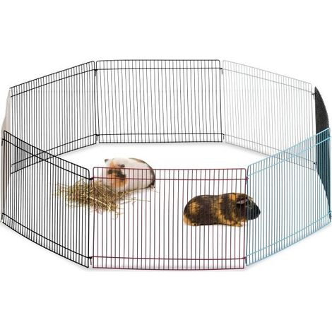 Valla de libertad para pequeños animales multicolor