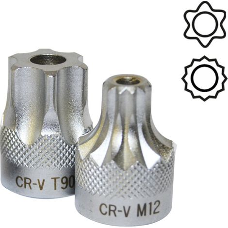 JBM 10040 PUNTA DE 1/2"  12 CANTOS INVIOLABLE M16 (1/2)