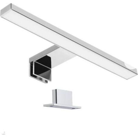Lampe de Miroir de Salle de Bains 30cm LED 5W, Blanc Chaud 3000K, Pince sur Miroir/Armoire/Mur 300mm Avec boîte de jonction IP44, (1/4)