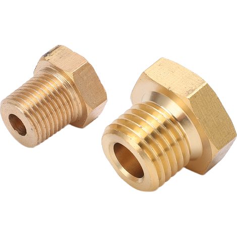 Bouchon de vidange adaptateur M14x1.5 vers 1/8 NPT, vis de carter d'huile, outil de refletage universel pour voiture, jauge température, réparation filetage, compatible. (1/5)